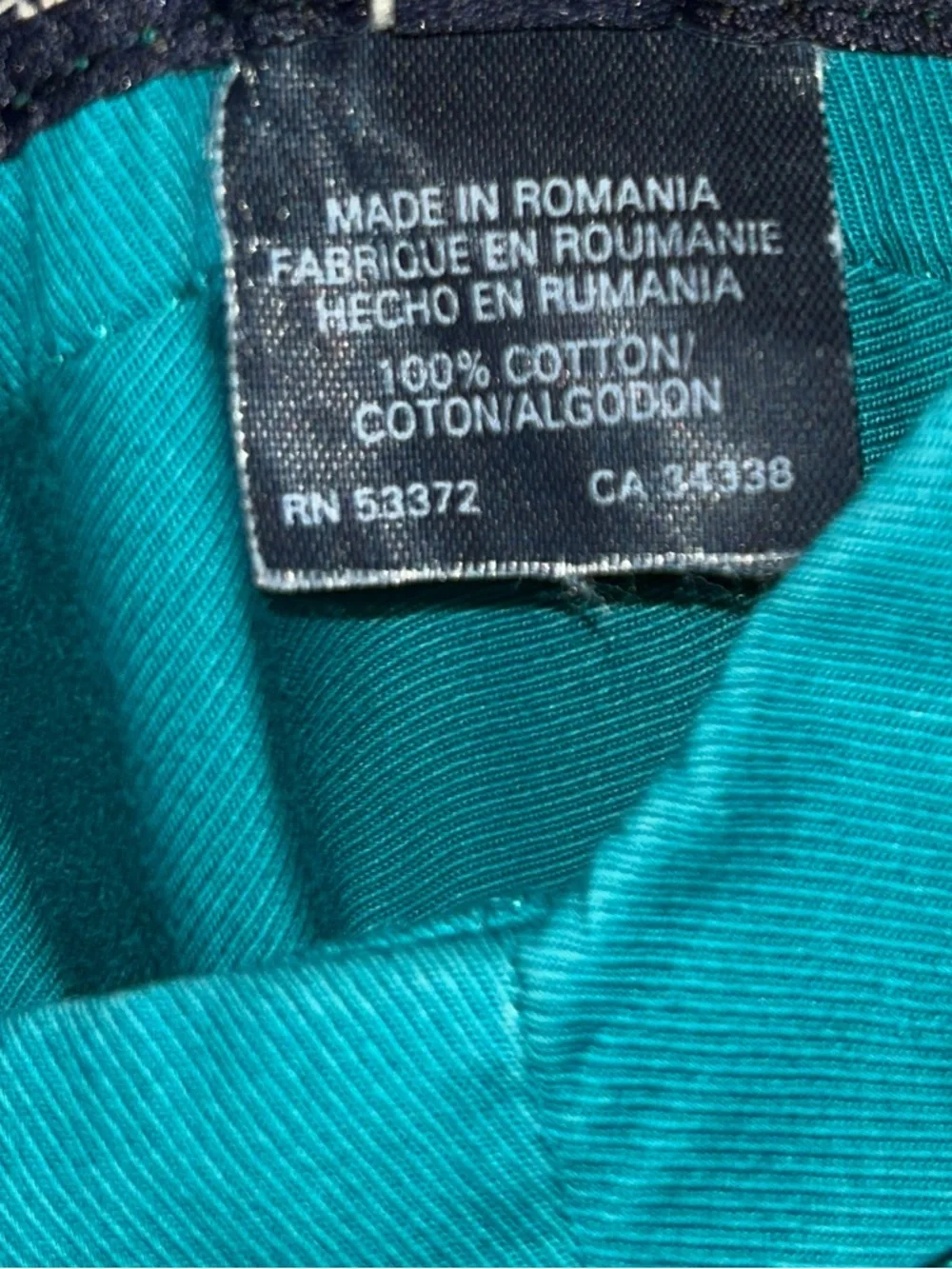 French Connection Teal Rockabilly Fit & Flare Dress Sz 8 Halter Pleated Bodice - Picture 3 of 7